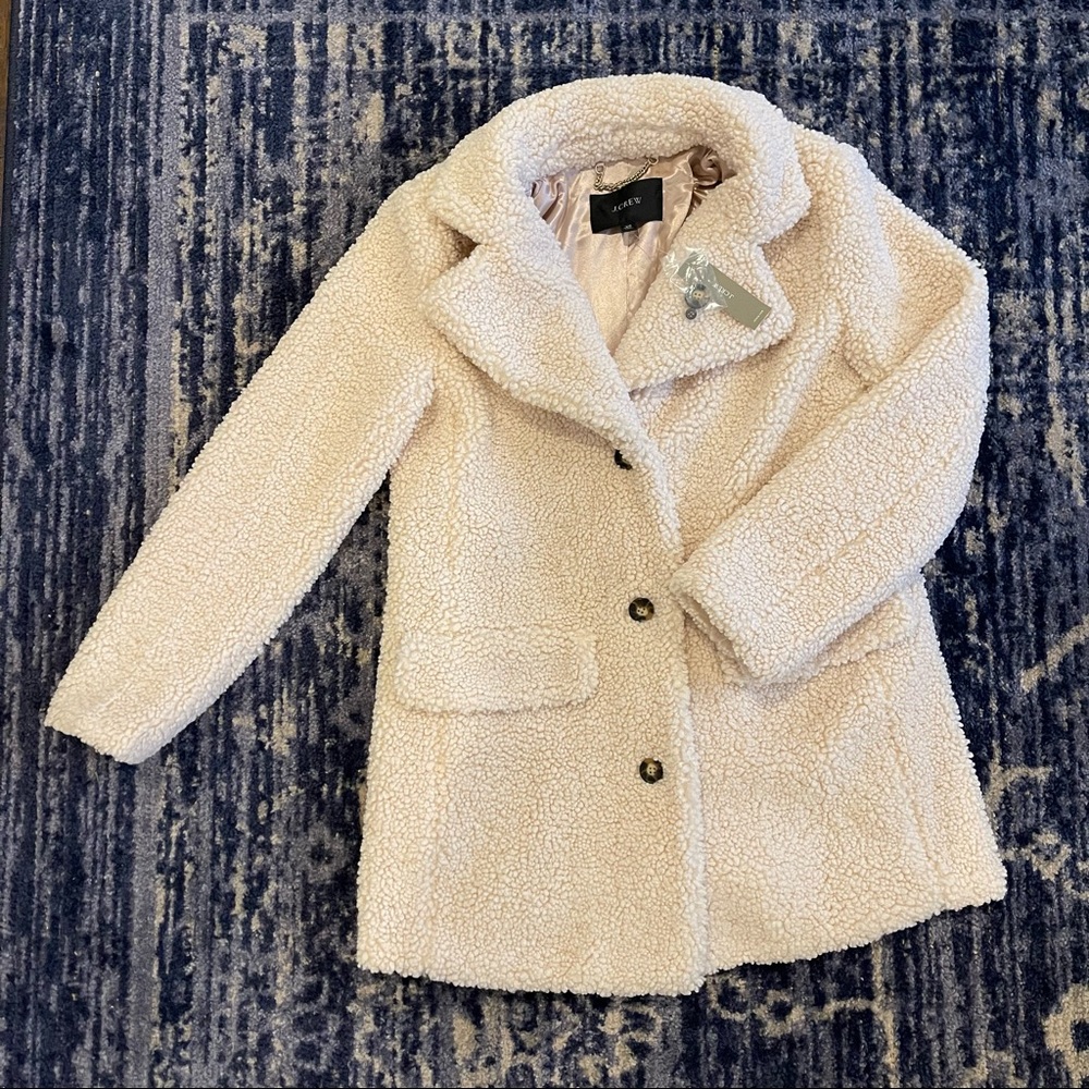 J.Crew Teddy Sherpa Jacket NWT